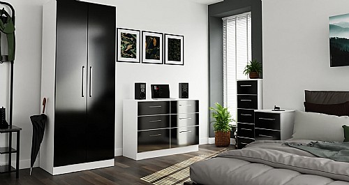 Worcester Bedroom Furniture - Monochrome Colours